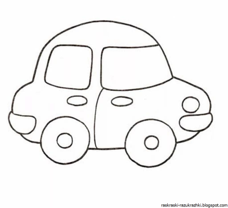 Трафареты машинок для детей