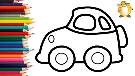 Контур машинки для малышей