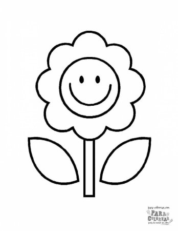 Раскраска цветочек