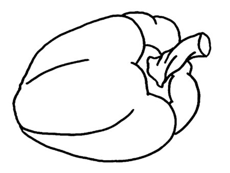 Раскраска. Овощи.