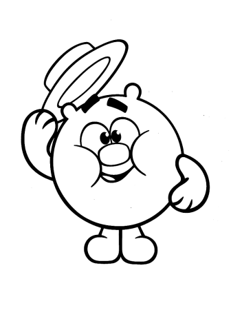 Раскраска «Смешарики»