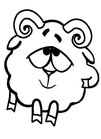 Смешарики раскраска для детей Бараш