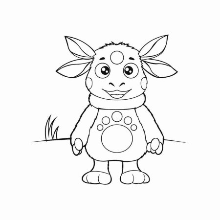 Лунтик раскраска для детей