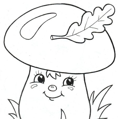 Осенняя раскраска