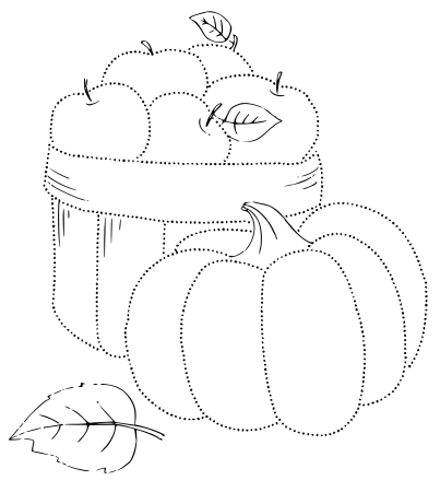 Раскраски для детей на осеннюю тематику