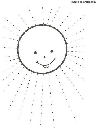 Дорисовки для малышей