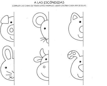 Дорисовки для дошкольников