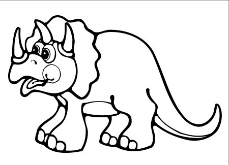 Динозавры / раскраска