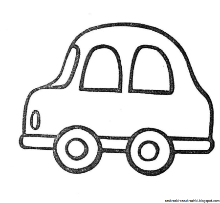 Машины для раскрашивания малышам