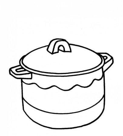 Кастрюля раскраска