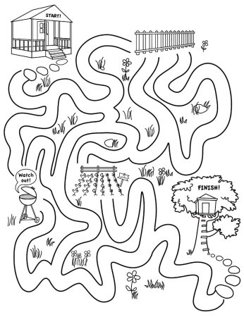 Игра Лабиринт для дошкольников