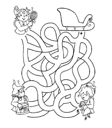 Лабиринты для детей 4