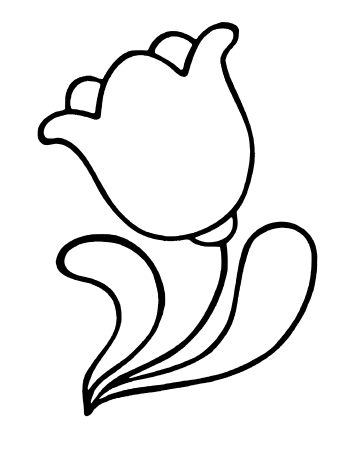 Раскраска цветочек