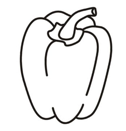 Раскраска. Овощи.