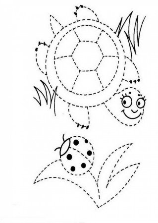 Обводка для малышей 4 лет