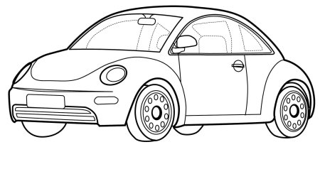 Автомобили (раскраски)