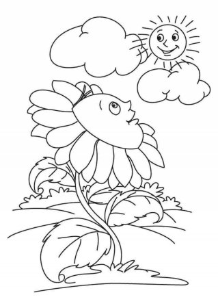 Раскраска природа для детей