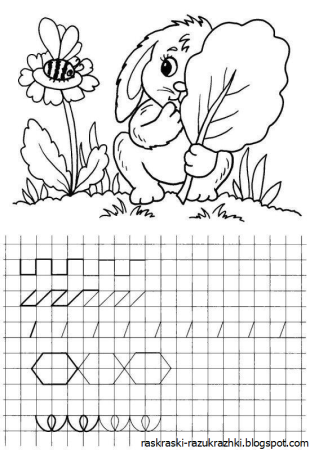 Раскраски прописи обводилки