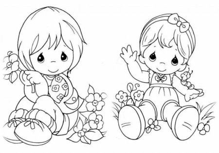 Раскраска кукла