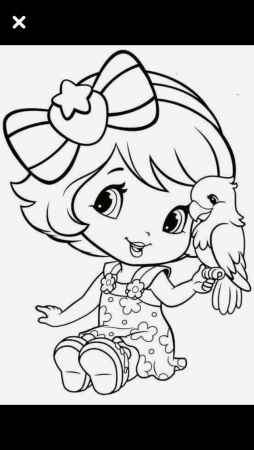 Кукла игрушка раскраска