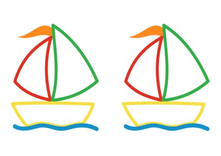 Рисование кораблик в средней группе