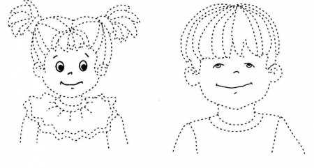 Девочка раскраска для детей