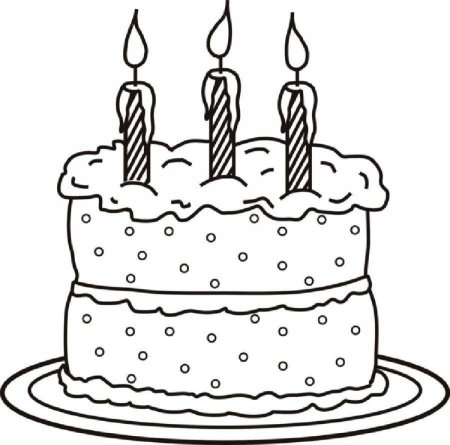 Раскраска торт