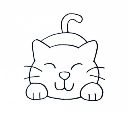 Котенок. Раскраска