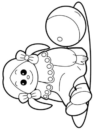 Раскраска для малышей. Игрушки