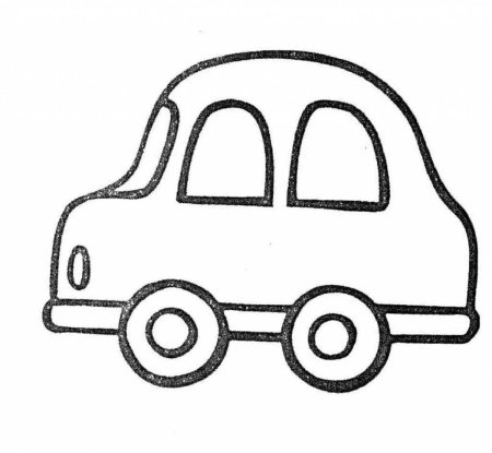 Машины для раскрашивания малышам