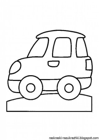 Раскраски для детей машинки