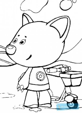 Раскраска Мимимишки