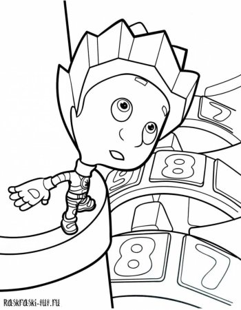 Раскраска Фиксики Верта