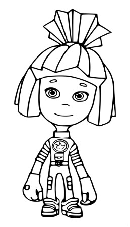 Разукрашки Фиксики Файер