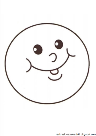 Раскраска "Колобок"