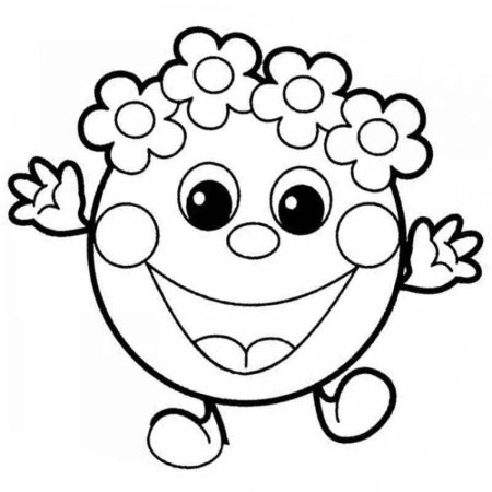 Раскраска "Колобок"