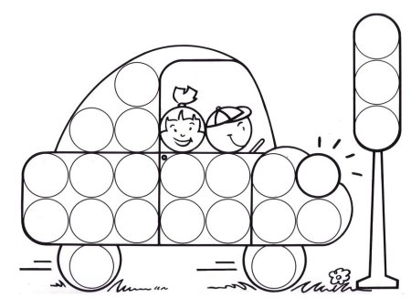 Пластилиновые заплатки черно-белые