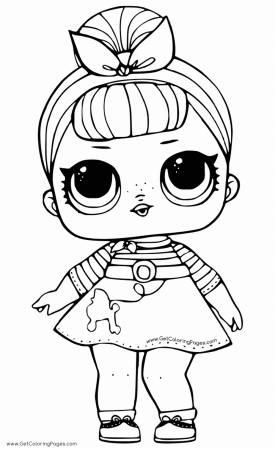 Кукла ЛОЛ raskraska