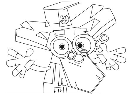 Раскраска Фиксики Файер