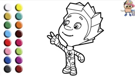 Раскраска "Фиксики"