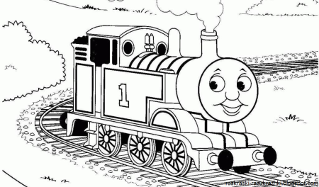 Раскраска паровозик