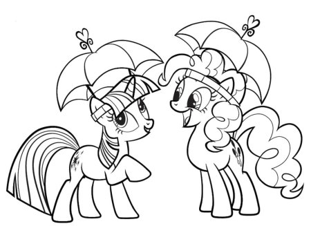 Раскраски my little Pony Искорка