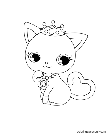 Кошки. Раскраска