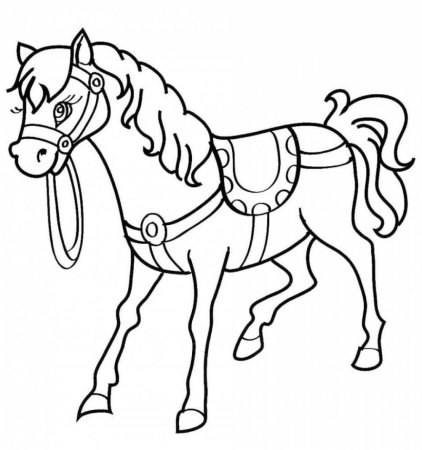 Printable Horse Cutout Kids