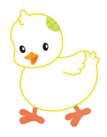 Цыпленок раскраска для детей