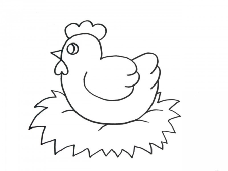 Утёнок раскраска для детей