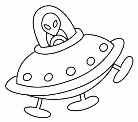 Раскраска космический корабль для детей