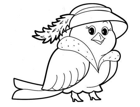 Раскраска для малышей. Птицы