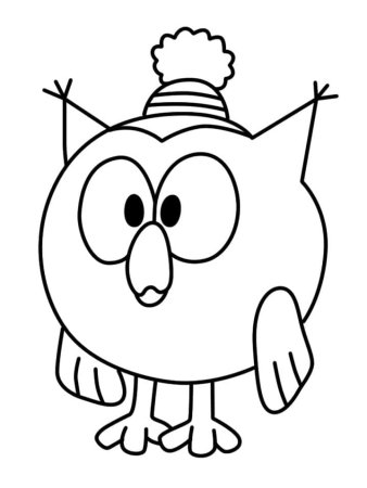 Раскраска Смешарики Совунья