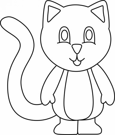 Раскраска кот
